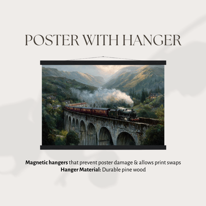 Positano Italy Wall Art Print, The Perfect Gift - Positano Oil Painting, Night Lights - Amalfi Coast Wall Decor