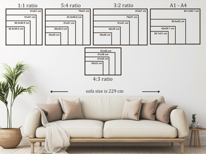 Positano Italy Wall Art Print, The Perfect Gift - Positano Oil Painting, Evening Light - Amalfi Coast Wall Decor